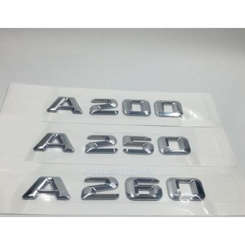 For Mercedes A Grade A160 A180 A200 A220 A250 A260 A35 A45 A43 A65 Refitting Letters Emblem For Benz Logo