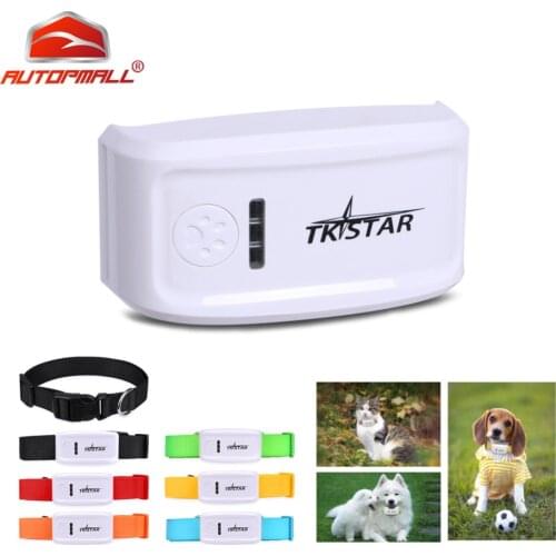GPS Tracker Dog GPS Collar Waterproof IP65 400hours Standby Time GPS Pet Tracker Google Maps Realtime Tracking Geofence FREE APP