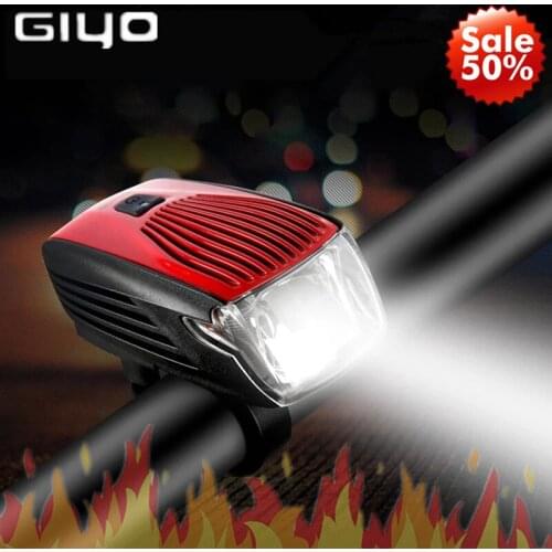 GYIO Bicycle Light Waterproof IPX5 Bike Rear Tail Light LED Flash Cycling Safety Warning Lamp Bike Front Head Light Rechargeable
