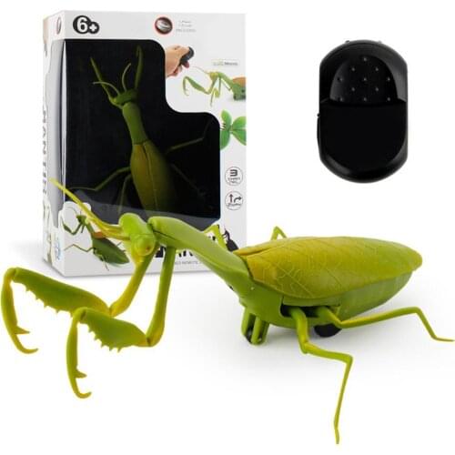Simulation Remote Control Mantis Insect Lighting Model Toy Joke Prank Props