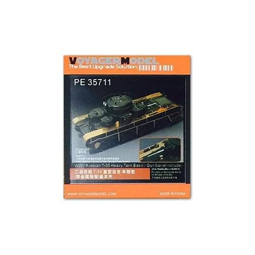 KNL HOBBY Voyager Model PE35711 Soviet T-35 super heavy truck pre-upgrade with metal etching pieces