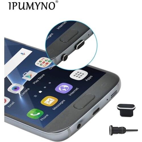 IPUMYNO 10 sets Aluminum Dust Plug Micro USB Port + Earphone Jack Plugs Sim Card Needle for Android Sumsang HUAWEI Smartphone