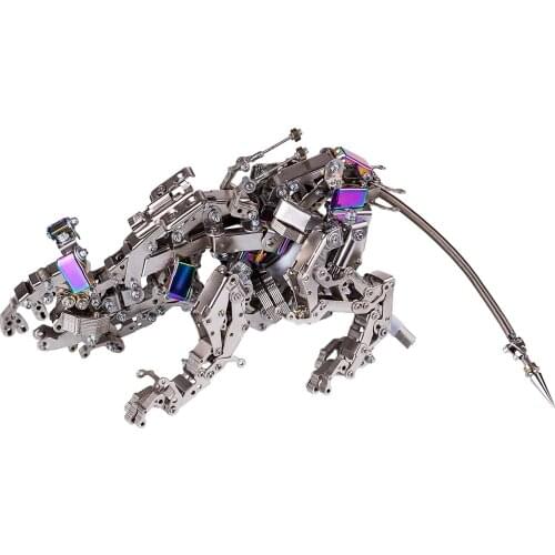 Mechanical Mecha 3D Assembled Metal Model with Bluetooth Speaker game Puzzles Assemble Toys For Kids Gift - Mouse
