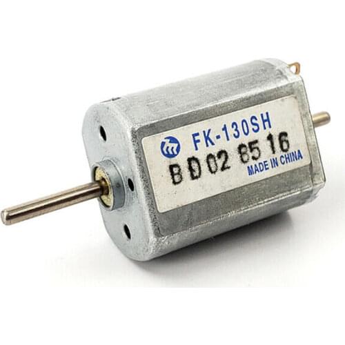 Mabuchi FK-130SH-09450 Motor DC 12V-24V Dual Shaft Electric 130 Motor Engine RC Toy Car Boat