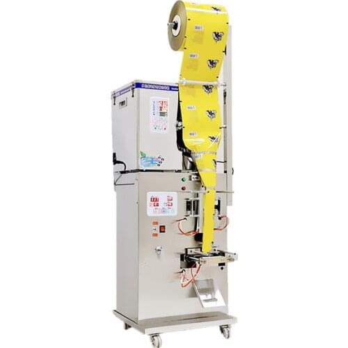 Rotary feeder granule fill and seal packaging equipment, tea leaf weighing filling machine