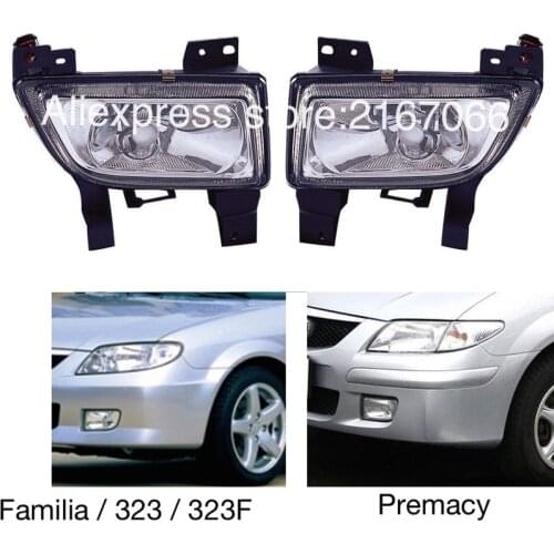 Fog Lights fits Mazda 323 F, Familia 1998 1999 2000 2001 2002 2003 2004, Premacy 1998 - 2001 Driving Lamps Pair