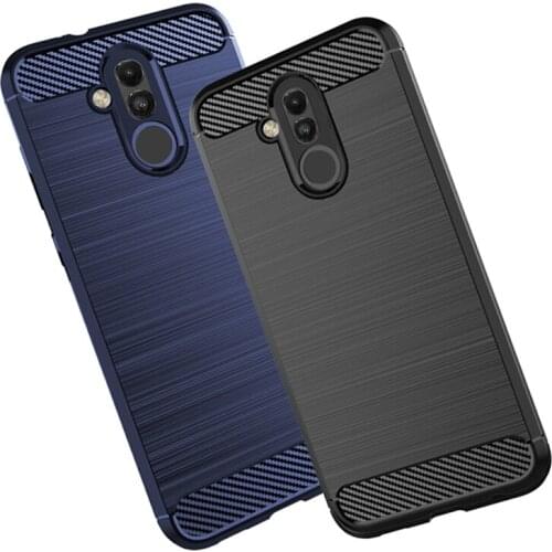 For Mate20 Lite Case Soft TPU Shockproof Cover Carbon Fiber pattern Brushed Cases For Huawei Mate 20 Mate20 Lite Phone Case