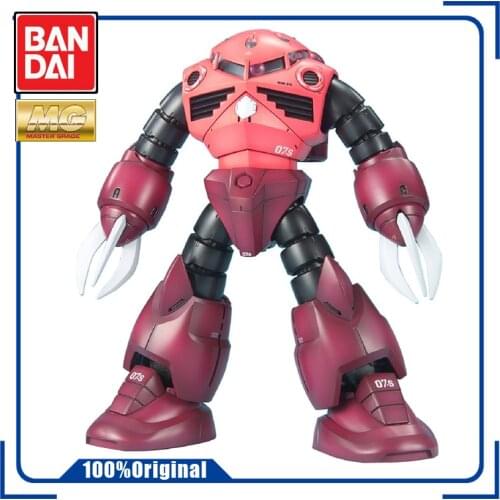 BANDAI MG 1/100 Char Aznable MSM-07S Z'Gok Commander Type GUNDAM Assembly Model Action Toy Figures Gifts for Children