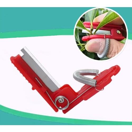Universal Trimmer Paper Cutter Garden Twig Sprouter Pruning Shear Grafting Pruning Scissors Cutter Spring Finger Pressing Knife