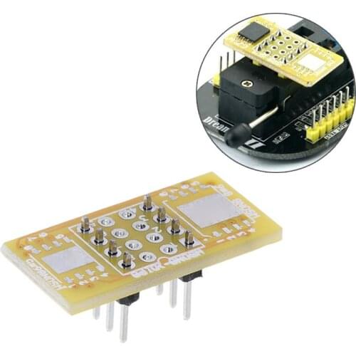 1pc 2 WSON8 To DIP8 Programmer Adapter Board QFN8/DFN8 To DIP8 & WSON8/MLF8 To DIP8 Socket