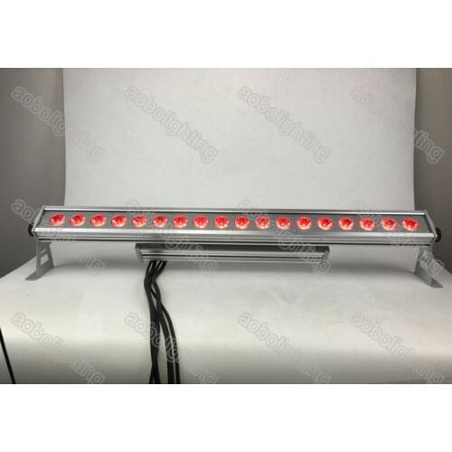 18x18W RGBWAUV 6in1 Color outdoor led wall washers light Disco Bar Light LED Wall Washer stage lights
