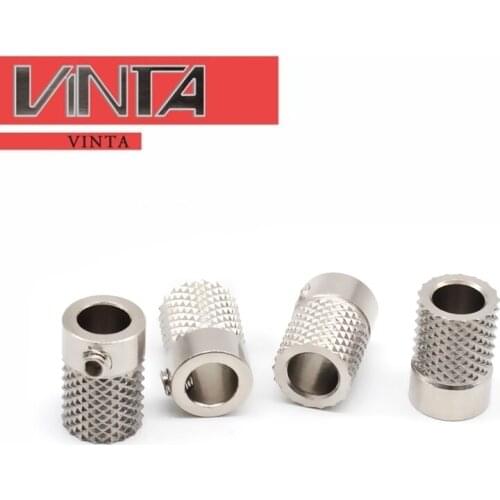 20 pcs/lot UM2 Ultimaker 2 Stainless Steel Gear Fittings 3D Printers 5mm x 8mm CNC Extruder Machine Part Gear synchronous belt