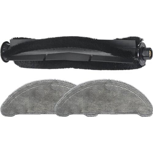 3Pcs for Roidmi EVE Plus Robot Vacuum Cleaner Main Brush Mop Cloth Replacement Vacuum Cleaner Parts