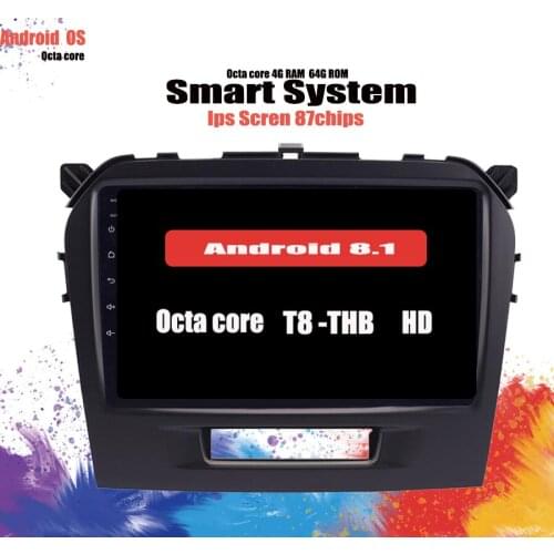 Android 10.0 car DVD 8Core 6GB RAM 128G rom screen multimedia player for SUZUKI GRAND Vitara 2015 - 2019 Tape recorder Head Unit
