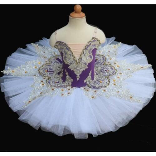 Purple Professional Ballerina Ballet Tutu For Child Children Kids Girls Adults Pancake Tutu Dance Costumes Ballet Dress Girls