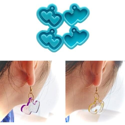 M2EA Resin Molds Are Suitable for Jewelry Silicone Resin Jewelry Molds Including Earrings Pendants Bracelets Necklaces Molds