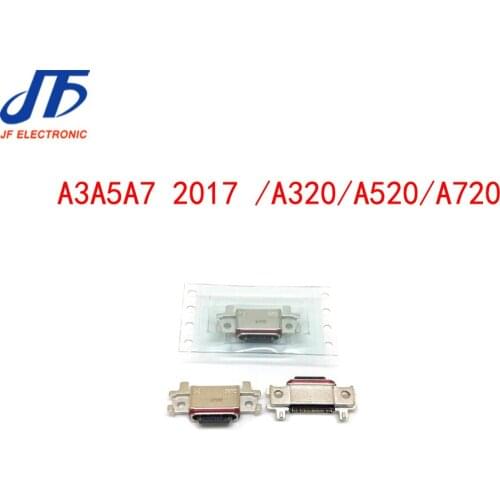 Charging Port flex for Samsung Galaxy 2017 A3 A5 A7 / A320 A520 A720 Type Micro USB Connector Micro USB Socket 50pcs/lot