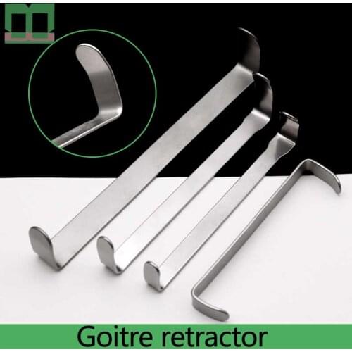 Goitre retractor stainless steel double-end surgical operating instrument surgical tool