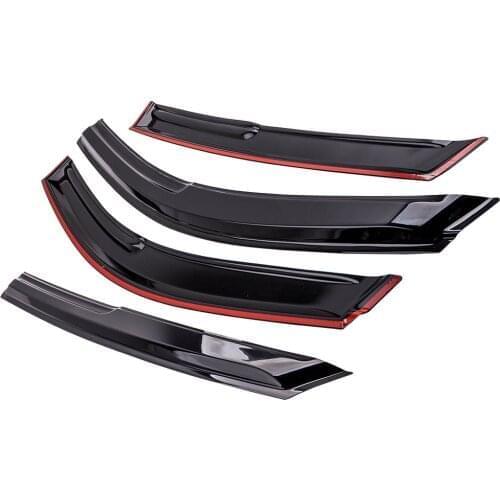 4x Dark Smoke Window Visor Rain Guard Vent Shade for Honda Accord Sedan 2018 2019 2020