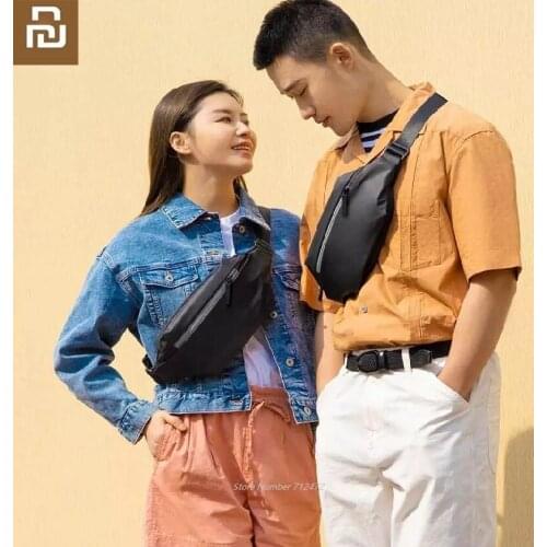 Youpin Multifunctional Sports Leisure Chest Bag Waist Bag Outdoor Sports Shoulder Bag Belt Bag Waterproof Wear-resistant