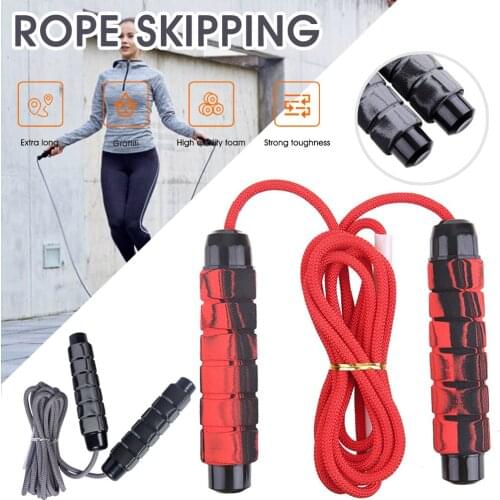 New Graffiti Double-bearing Cotton Rope Skipping Nylon Rope Weight-bearing Skipping Rope Sports Fitness Equipment Crossfit