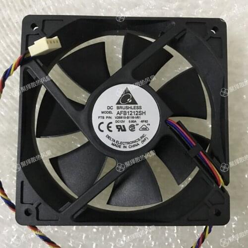 New and original in 12025 12 cm ball fan 4 line speed AFB1212SH 12 v 0.80 A