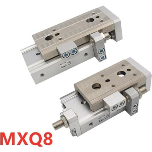 MXQ MXQ8 MXQ8L NEW SMC Original genuine Slide guide cylinder Pneumatic MXQ8-10 MXQ8-20 MXQ8-30 MXQ8-40 MXQ8-50 MXQ8-75