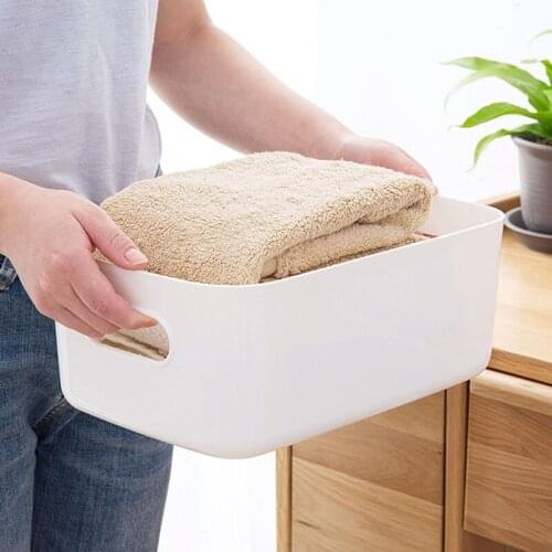 Sundry Storage Basket Student Desktop Snack Storage Box Plastic Cosmetic Storage Box Household Kitchen Sorting Box Makeup Box