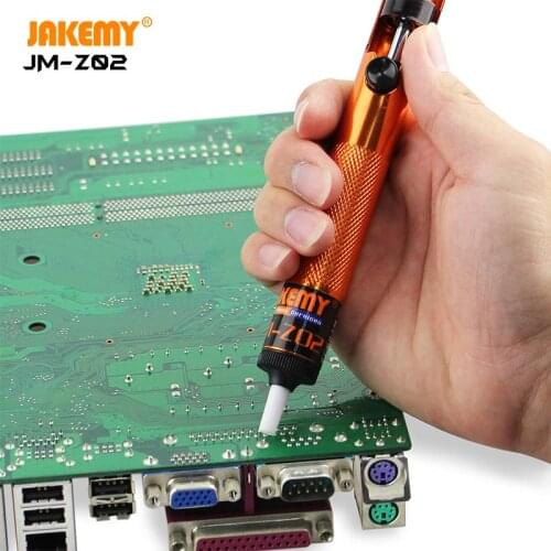 1pcs Professional Aluminum Alloy Solder Sucker Tin Sucker with Anti-slip Handle for Desoldering