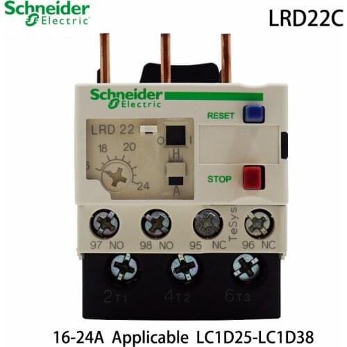 Schneider Electric LRD22C contactor LR-D22C 16-24A LC1D TeSys contactor thermal overload relay brand new original export