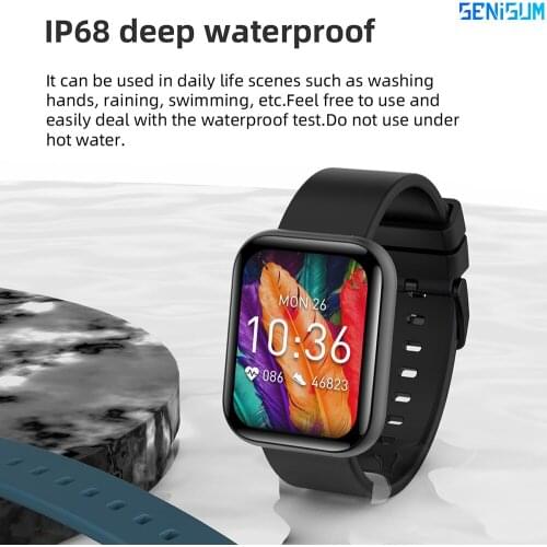 Smartwatch Weather Remote Camera Control Music Playback Call Reminder Health Monitor Body Temperature Fitness Tracker WristWatch