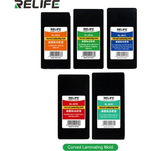 SUNSHINE RL-061 Series Multi-model Universal Easy Positioning Precise Fit Curved Screen Laminated Rubber Mold For Phone Repair