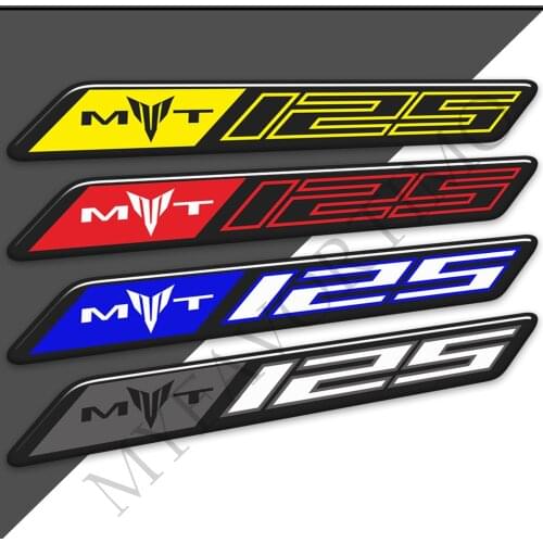 Tank Pad Protector For Yamaha MT-125 MT125 MT - 125 Decal Stickers Emblem Badge Logo Side Fairing Symbol Protection Motorcycle