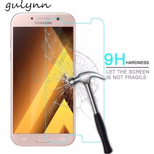 HD Protective Glass On For Samsung Galaxy A5 A3 A7 2017 2018 9H Tempered Glas For A6 A8 J6 J4 Plus A91 A51 Screen Protector Film