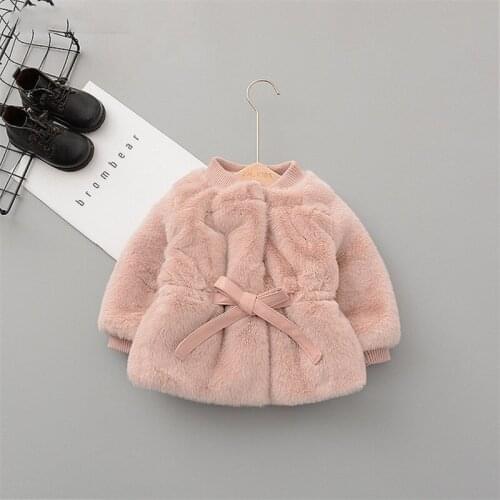 Baby Girl Winter Clothes Warm Baby Girls Jacket And Coat Faux Fur Infant Toddler Baby Outerwear Snowsuit Baby Girl Coat Clothes
