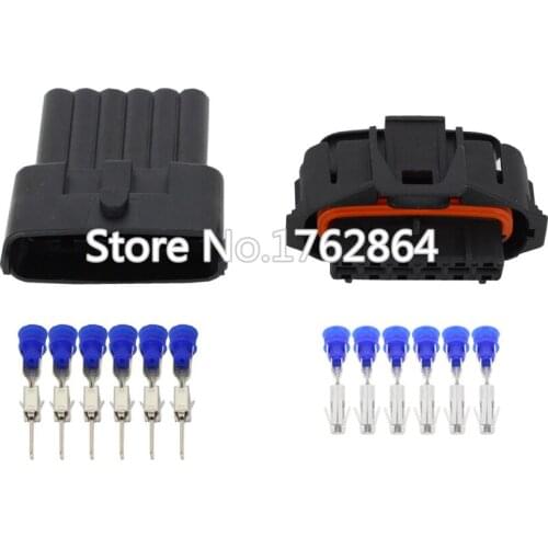 100 Sets 6 Pin GAK common rail accelerator pedal plug waterproof connector DJB7069YB-3.5-11/21 car connector 6P