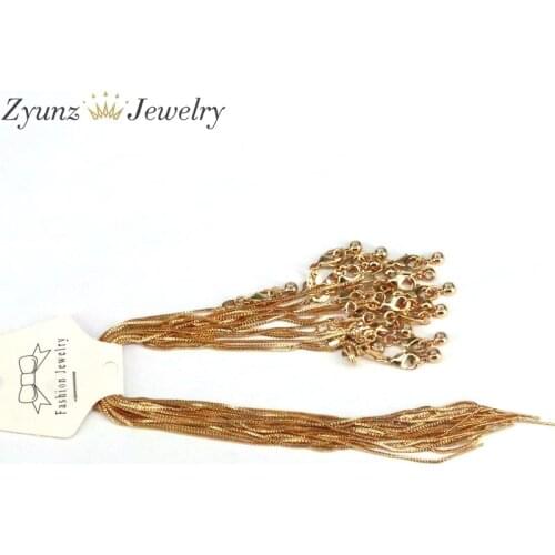 20PCS, Gold Color Slide Bead Chain Bracelet Adjustable Chain Bracelet Findings For DIY Jewelry Making