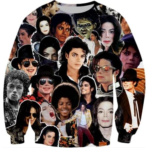 2020 Fashion Men 3D Hoodies King of Pop Michael Jackson collage pattern Printed Hip hop Sweatshirt/zip hoodie Unisex streetwear