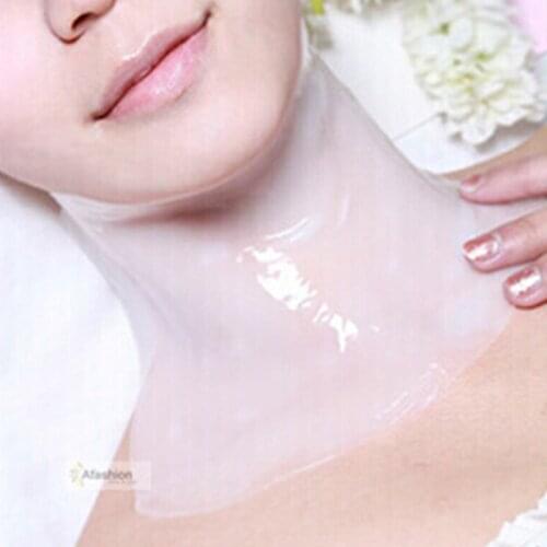 30g*5pcs Collagen Crystal Anti Wrinkle Anti Aging Neck Mask Skin Whitening Nourishing Tighten Neck Mask Lift Mask Skin Care