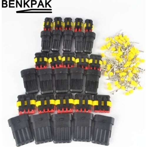 5set 234Pin Way Waterproof Electrical Wire Connector Plug