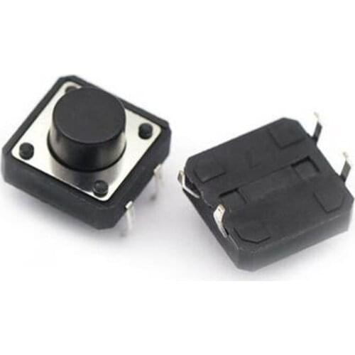 50pcs 12*12*7mm micro switch patching switch light touch switch mini push button switch