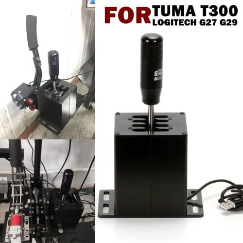PC USB Simulation Racing Game Gear Shifter Transmission Adapter for Logitech G29/27 for Thrustmaster T300RS/GT