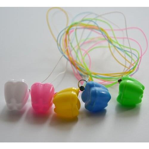 Promotion 100 Pieces Plastic Children Denture Box Bath Case Dental False Teeth Container Rins Basket Children Storage Boxes Bin