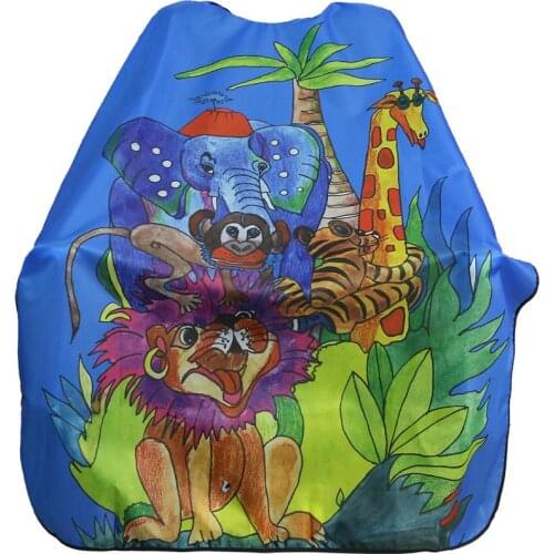 Barber Shop Accessories Hairdresser Tool Salon Cloth Animals World Hair Cutting Cape for Children