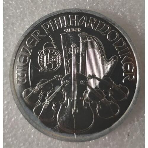 Austrian Philharmonic Silver Coin 1 Oz Old Real Silver Coin100% Original Coins Europe Collectible Coin