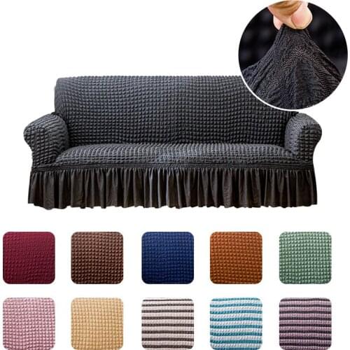 Modern Spandex Sofa Covers for Living Room L Shape High Quality Stretchable Elastic Sofa Covers for Corner Sofa Cover Adjustable