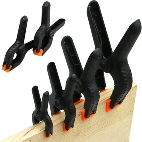 DRELD 5/2/1Pcs Woodworking Spring Clamp Plastic Wood Clips Hardware Woodworking Tools 2Inch/3Inch/4Inch/4.5inch/6Inch/9Inch
