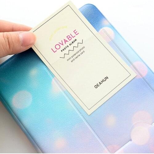 Los Fick Photo Albums Photography Albums For Fujifilm Instax Mini 8 Film Polaroid Mini Instant Picture Case Storage 64 32Pockets