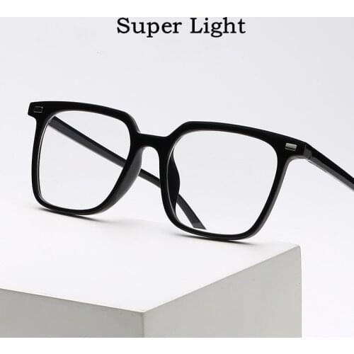 KatKani New Ultralight TR90 Eyeglasses Frame Fashion Big Frame Men And Women Decoration Myopia Prescription Glasses Frame K17107