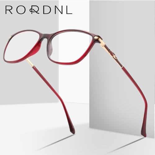 TR90 Cat Eye Prescription Glasses Frame for Women Optical Myopia Eyeglasses Frame Female Brand Design Eyewear Fashion Trend